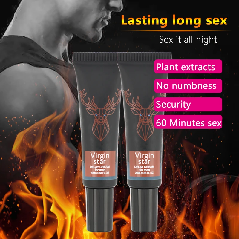 Men Sex Delay Cream Extended Time Sex Lube Oil Long Lasting Retardant for Men Sex Prevent Premature Ejaculation Aphrodisiac