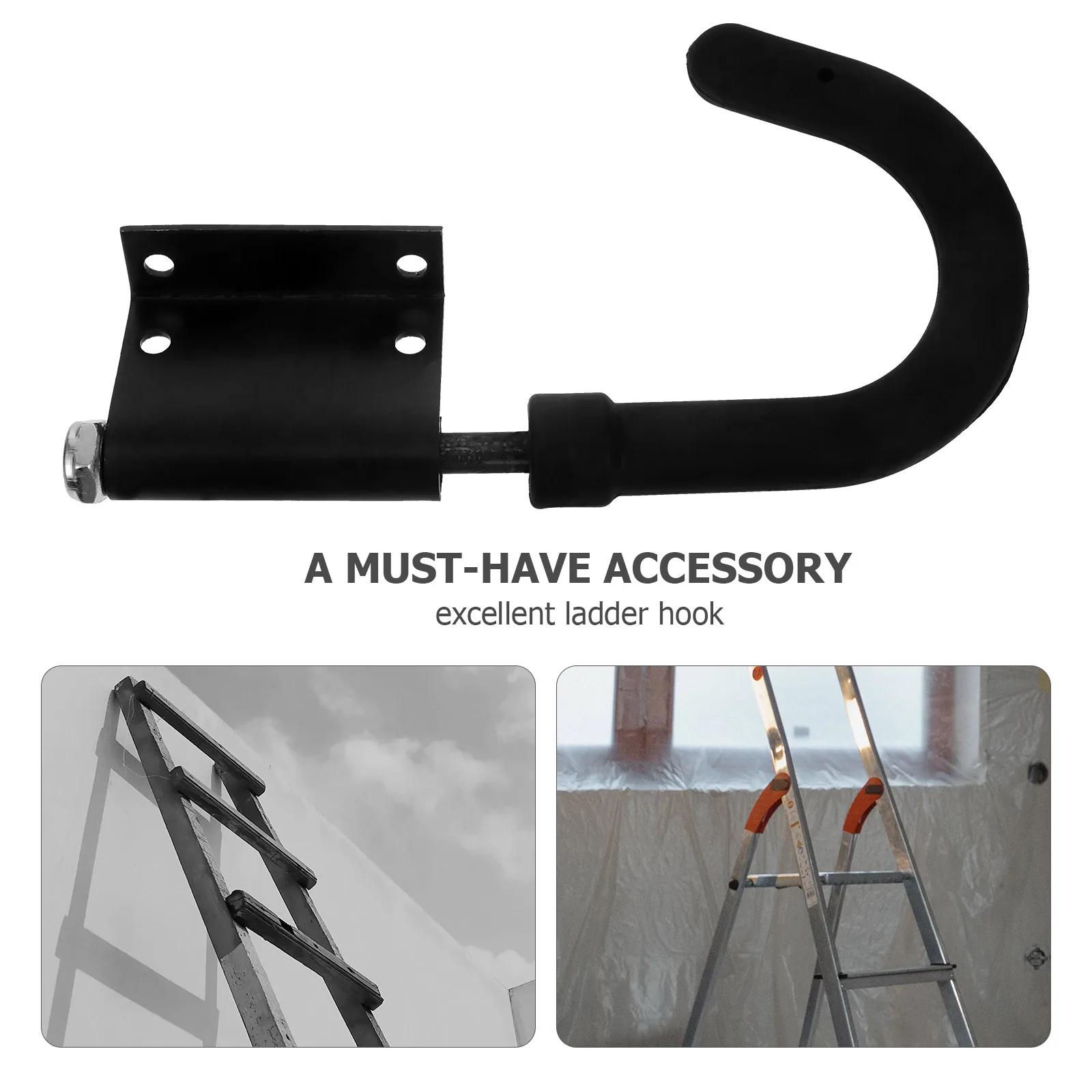 

2pcs Ladder Hooks Accessories Extension Roof Stainless Steel Heavy Duty Outdoor Garage Shed Fence Wall Stabilizer Long Term