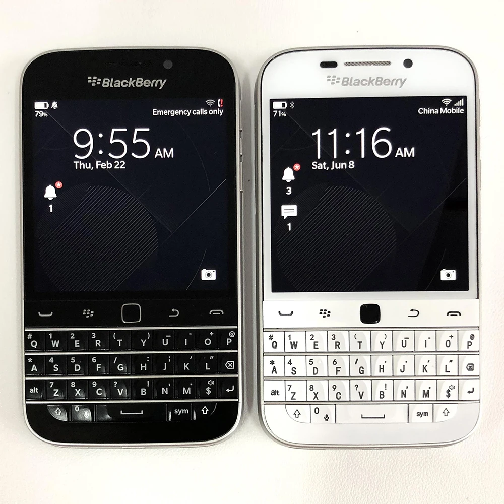 BlackBerry Classic Q20 4G الهاتف الخليوي المحمول 2GB RAM 16G ROM 8MP + 2MP 3.5 "كاميرا WiFi BlackBerryOS الهاتف المحمول الأصلي غير مقفول #1