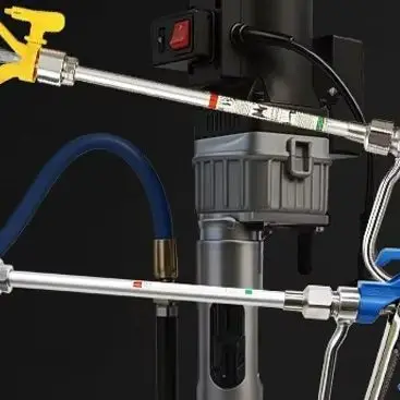 NFPortable High-Pressure Sprayer 1800W Multi-Purpose Sprayer for Putty, Waterproof Coatings, and Cement Slurry 220V