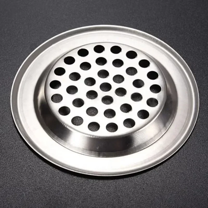 5 Pcs For Kitchen Bathroom 5 Pcs Circular Pool Steel Mesh Sink Strainer Kitchen Trap Drain Filter Suitable
