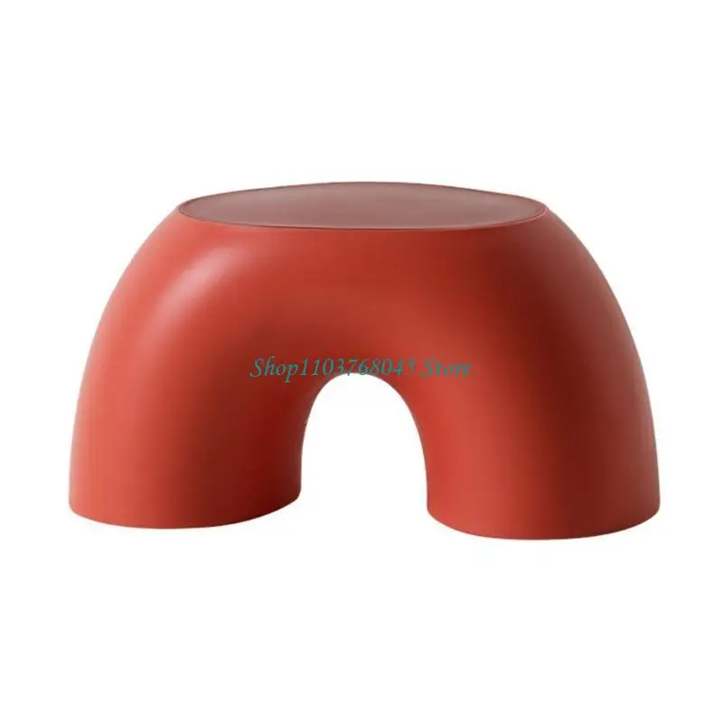 R53f Semi-anillos Rainbow Benchs Pequeños Pequeños Silla Interior para niños Tabres cables Taburete Sofá para niños