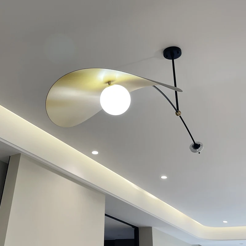 Design Mobile Long Arm Hanging Lamp Creative  Lighting Industrial Chandelier Living Dining Room Kitchen Island Home Light