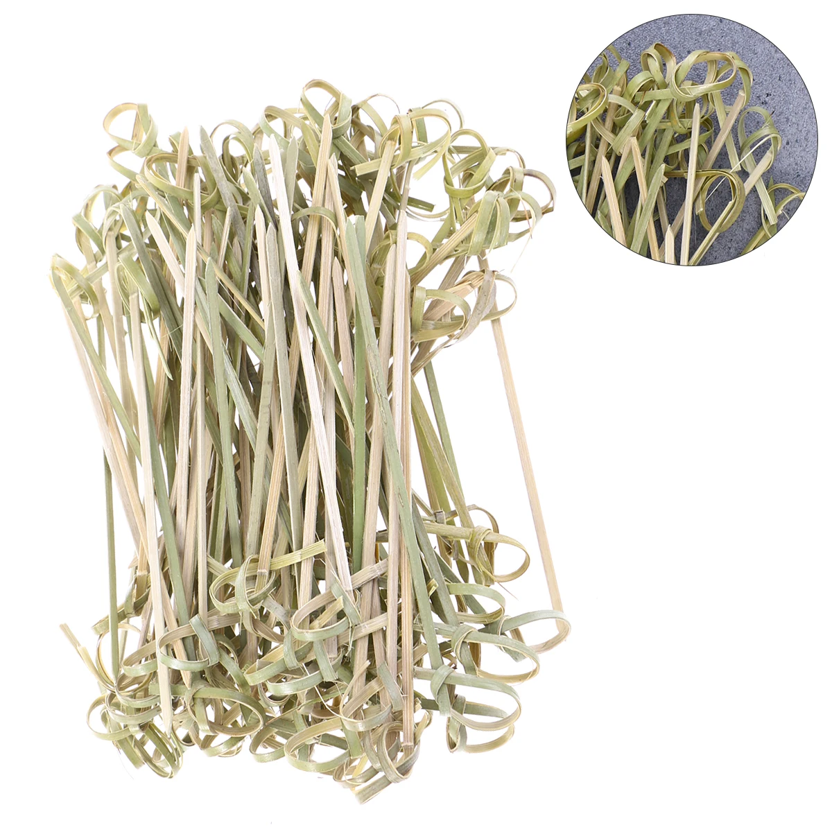

Bamboo Skewers Fruit for Food Grill Cheese Drink Stirrers Cocktail Party Material Kitchen Bar