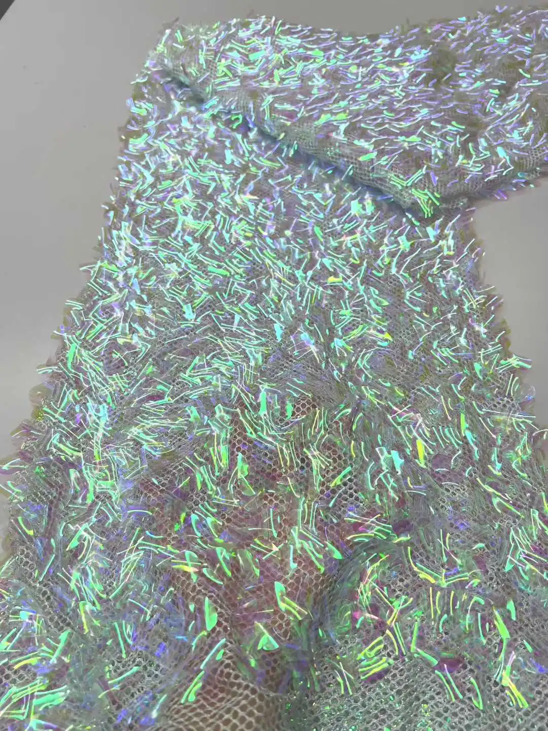 قماش دانتيل شبكي فرنسي مطرز 2025 جودة عالية فاخرة من التول الأفريقي ترتر أقمشة الدانتيل النيجيري صافي فساتين زفاف العروس-Z