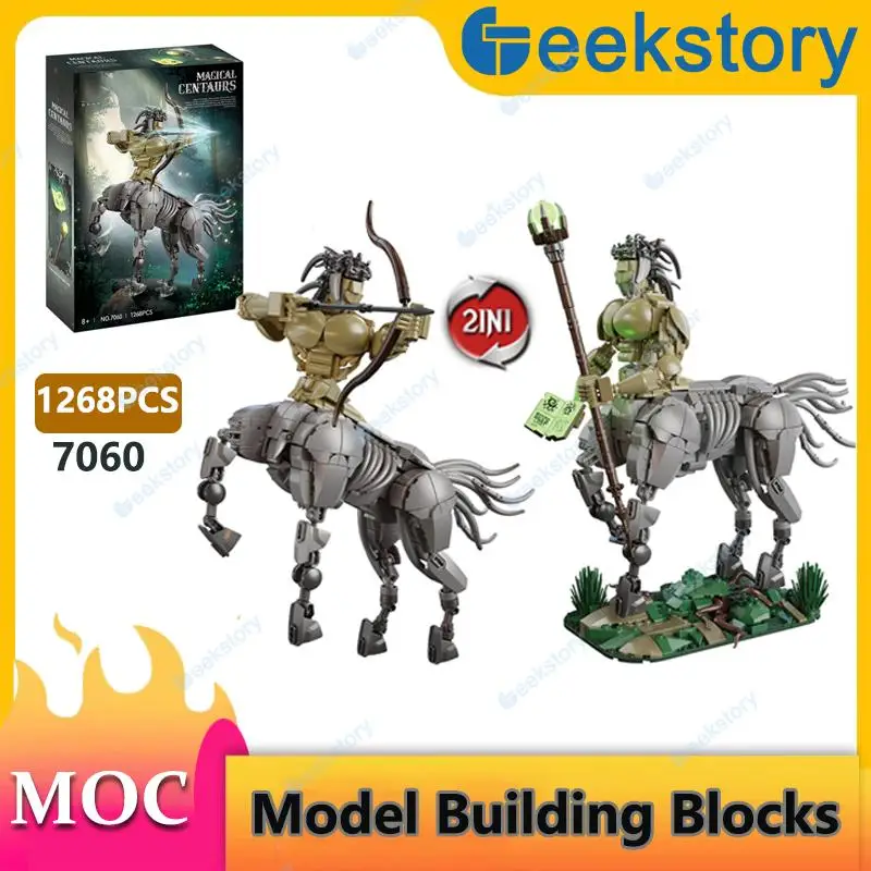 

Новый 1268 шт. полулошадь MOC, набор строительных блоков, волшебный воин-кутелур, сборка, коллекционные украшения, модель кирпича, игрушки, подарки для мальчиков