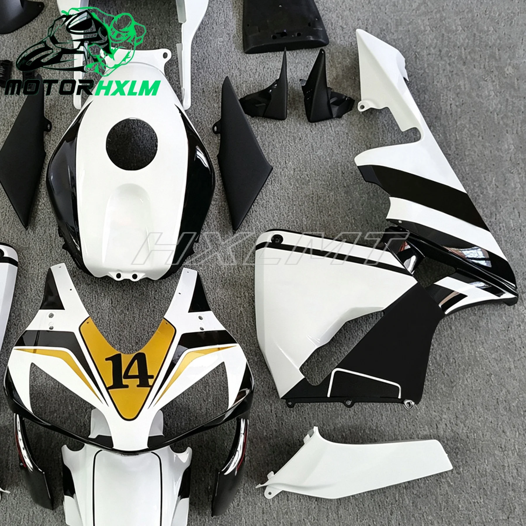 

For Honda CBR600RR F5 2003 2004 Bodywork Fairing Injection Molding Plastic Parts White Components Cowl