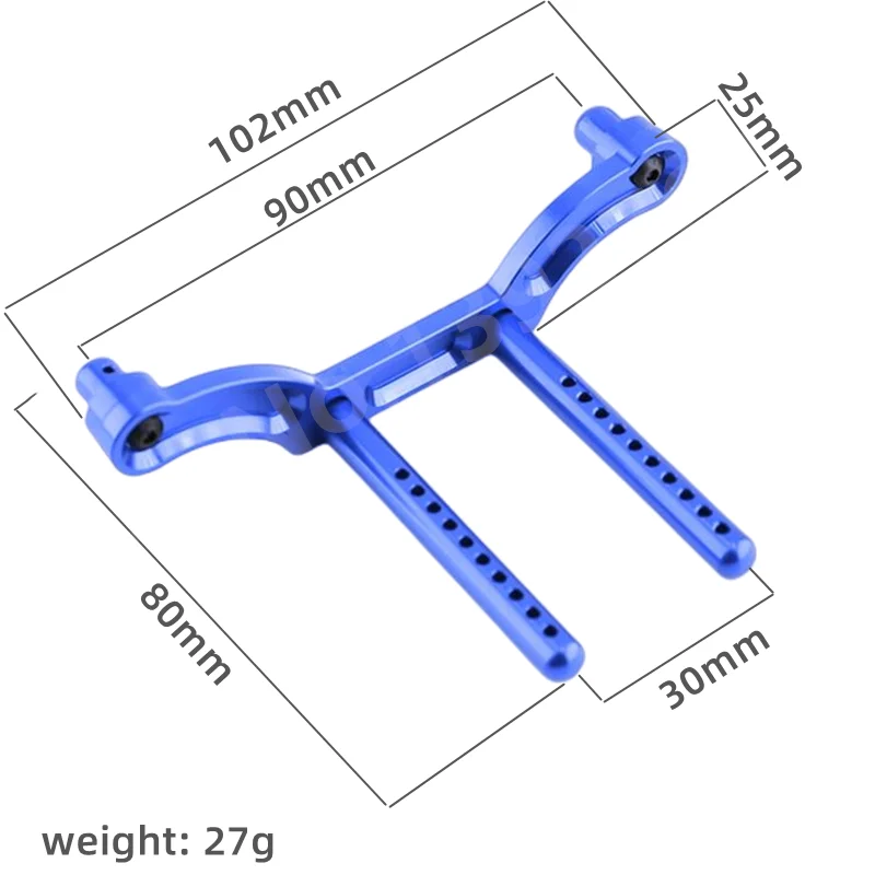 Front Rear Short Body Post Car Shell Column 85060/85234 Aluminum Alloy Spare Parts Accessories for RC 1/8 HPI SAVAGE TRUCK