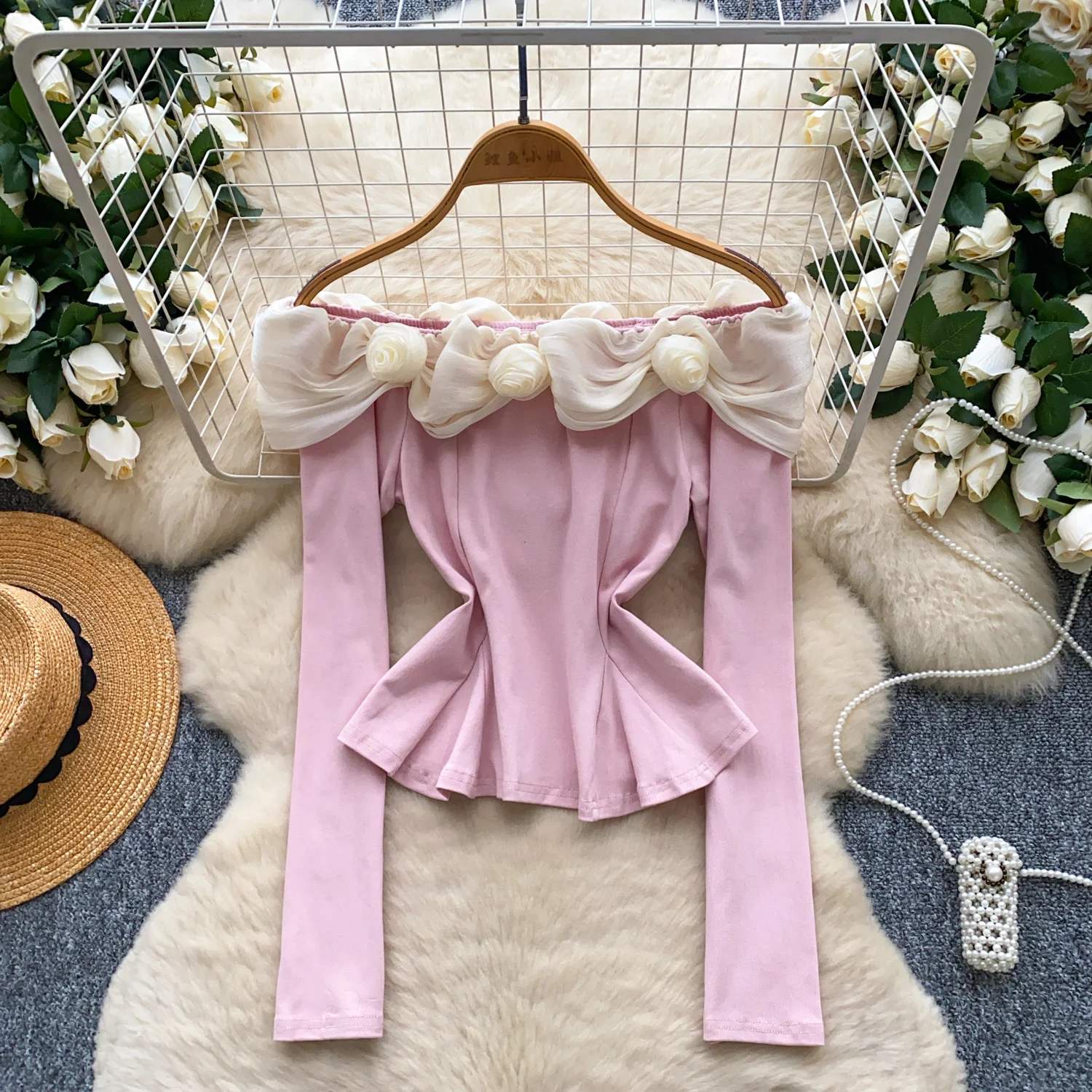

Sexy slash neck bodycon floral slim Tanks Top Corset Bustier Camis Chic Crop Top Women Party Sling Top Y2k
