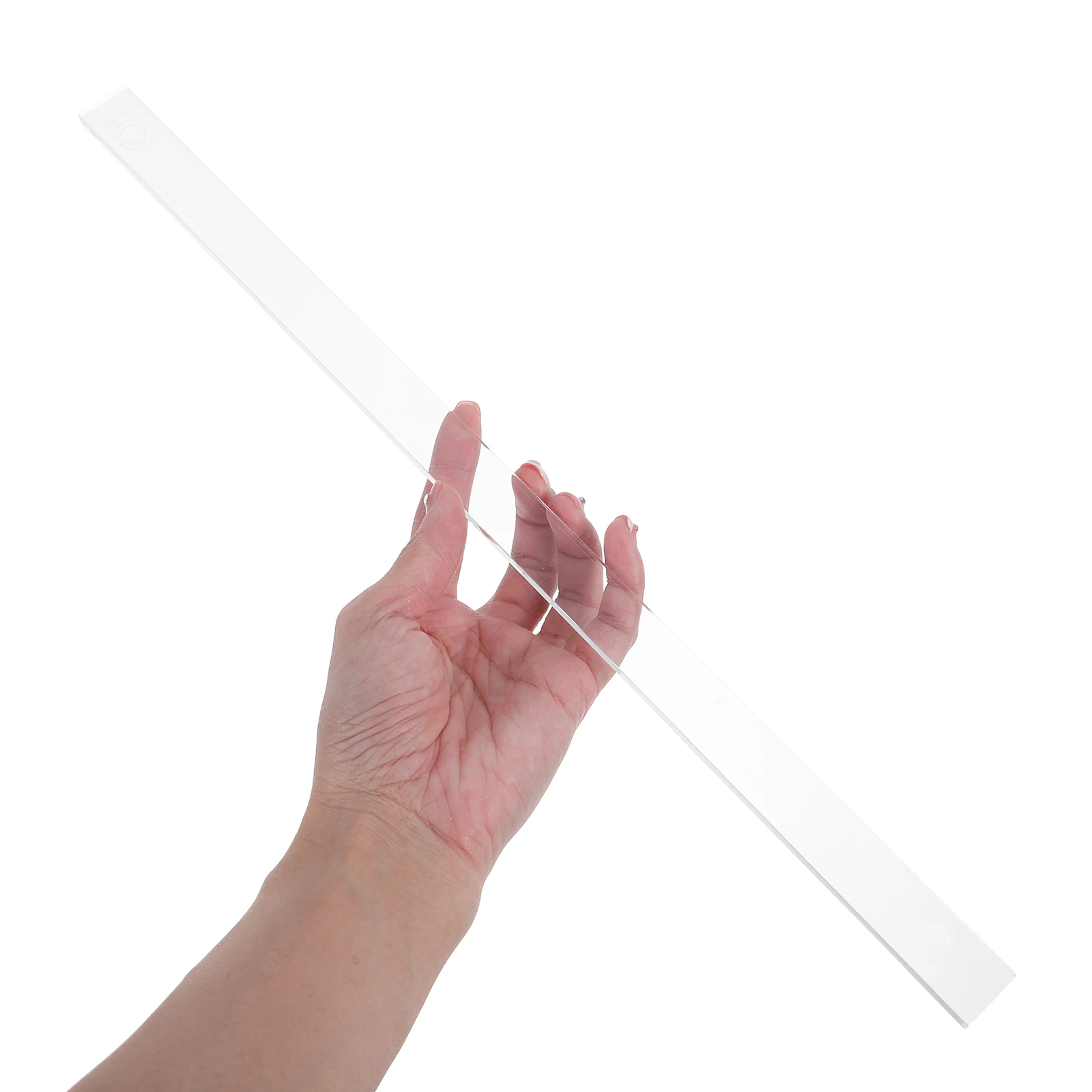 

2Pcs Transparent Pastry Thickness Gauge Ruler DIY Baking Tool for Uniform Cookies Fondant Rolling Pin Guide Smooth Icing Leveler