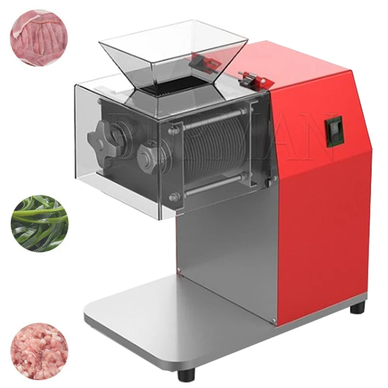 Electric Meat Slicer Machine Multifunction Vegetable Cutting Machine Knife Can Be Detachable