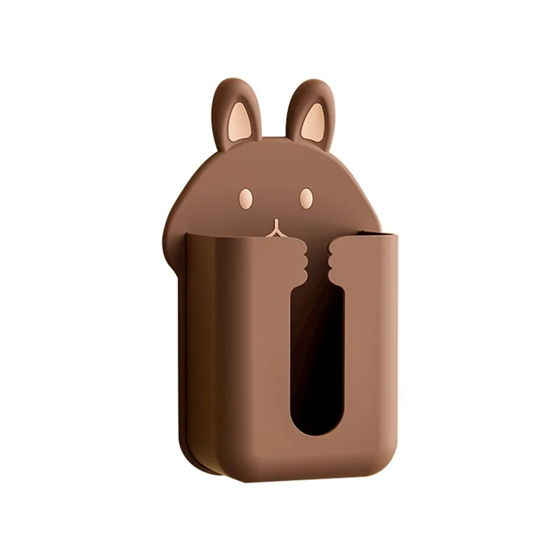 A Cartoon Tissue Box Holder Napkin Shelf Wall Mounted Mask Paper Storage Living Room Bathroom Restaurant Tissue Case Durable