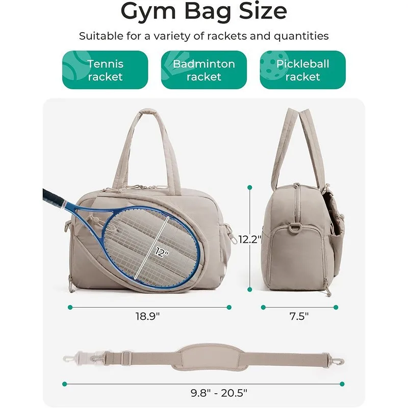 Large Capacity Tennis Racket Bag Lightweight Pickleball Racquet Bag 2026 Unique Design Padel Pickeleball Badminton Tenis Handbag