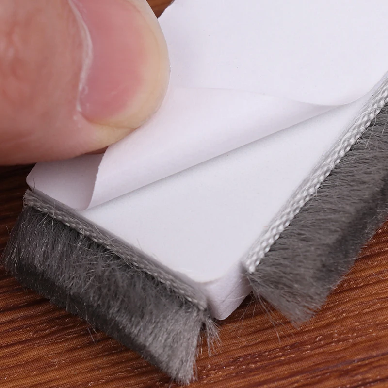 【L】Push-Pull-Dichtungsstreifen aus EVA+PP, selbstklebender, winddichter Fensterpufferblock, Gleit- und Abstiegsbürstenstreifen, Fensterbeschläge