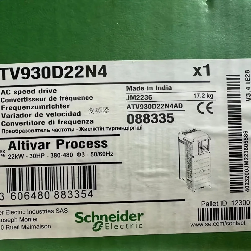 

Инвертор Schneider ATV930D22N4