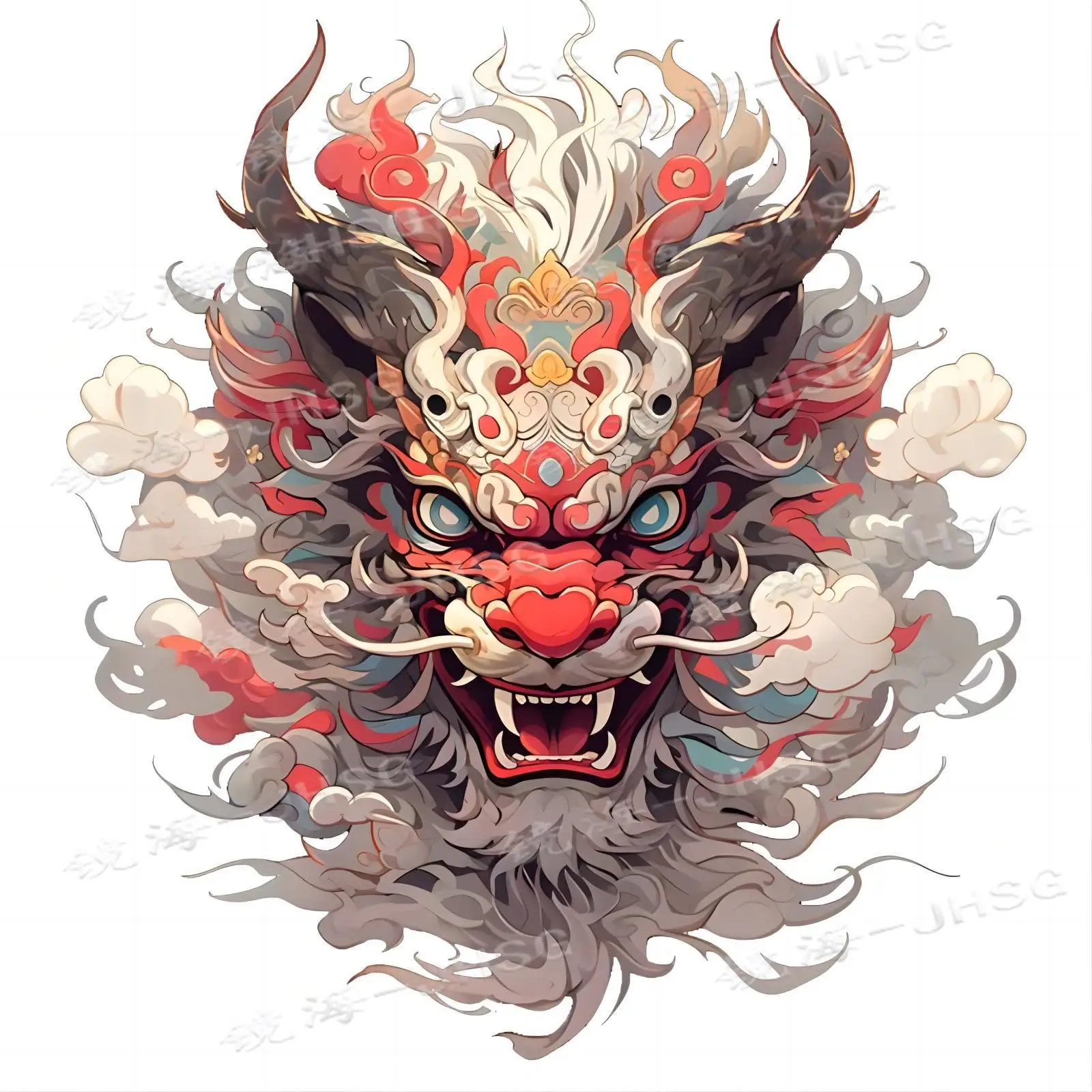 

Dragon Totem Country Tide Car Sticker Window Bumper Windshield Scratched Decoration Motorcycle Cowl Panel Fuel Tank Sticker