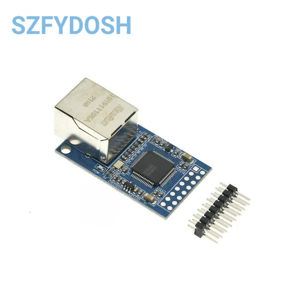 CH9121 UART Serial Port to Ethernet Network Module TTL Transmission Module Industrial Microcontroller STM32 TCP/IP 51 3.3V 5V