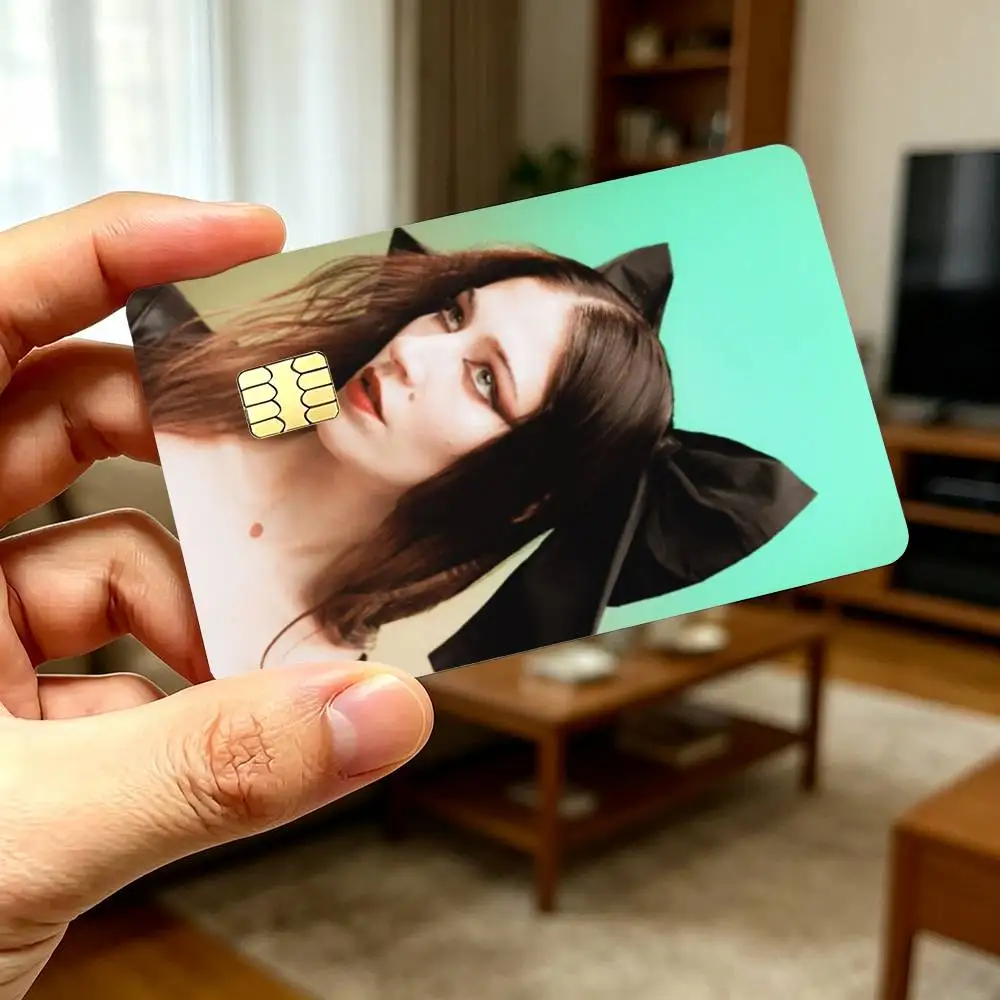 Singer C-Caroline P-Polachek Credit Card Stickers Skin For Bank Debit Decorative Protection Scratch-resistant Gift