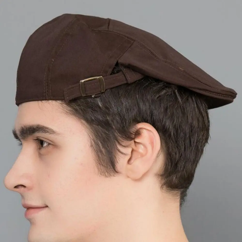 Fashion Versatile Hotel Chef Caps Breathable Polyester Cotton Pirate Caps Mesh Folding Duck Tongue Hat Men