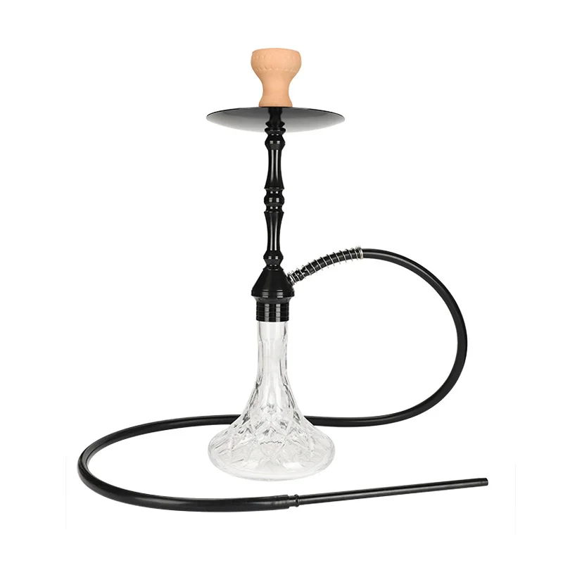 Aluminum Alloy Shisha Hookah Single For Bar Home Private Use Shisha Hookah Smoke Whole Set Tools High Quality