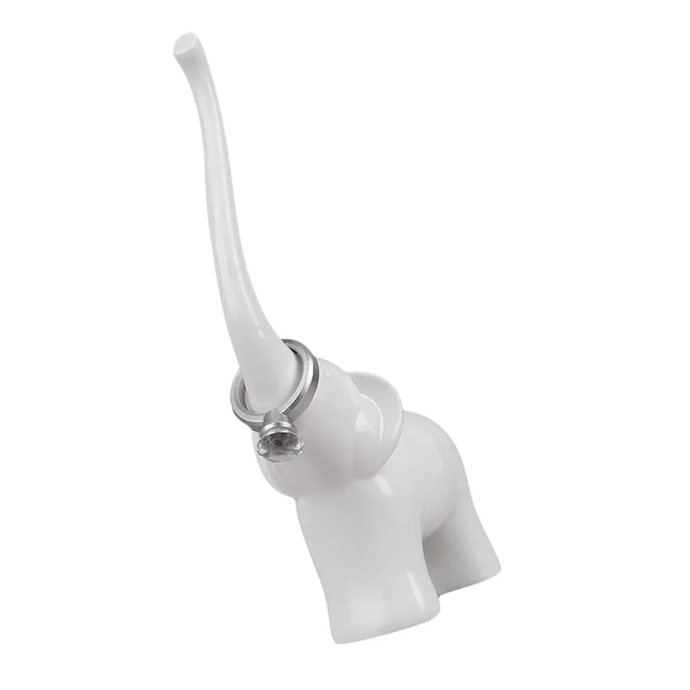 Elegant Swan Ring Holder Organizer Jewelry Storage Rack Home Showcase Random Pattern Stylish Delicate Craftsmanship Valentine's