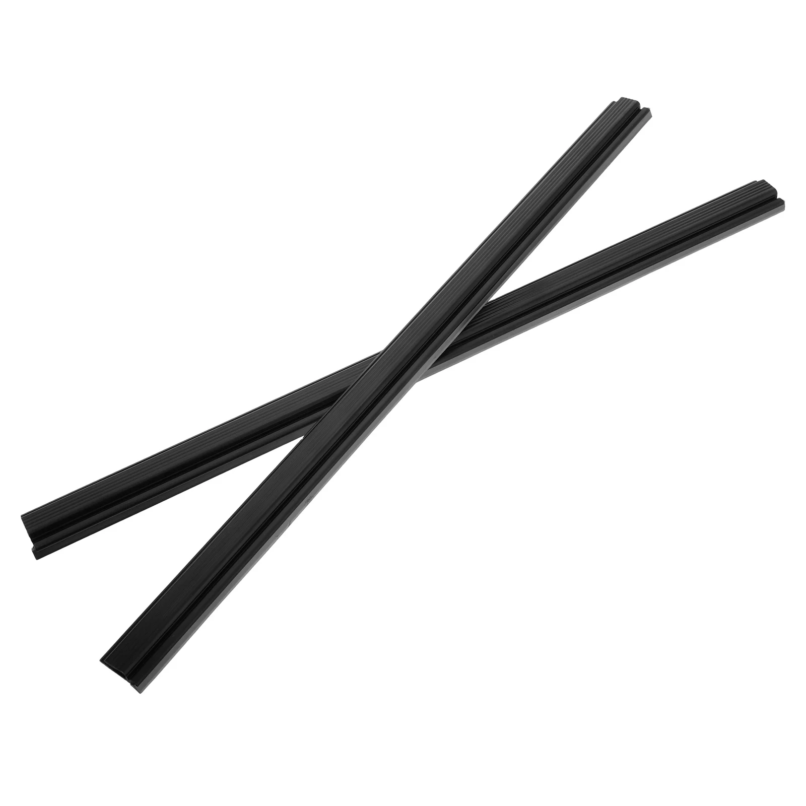 

1 Pair Car Side Window Wiper Strips Universal Rubber Refill For Automotive Weather Seal Durable Multifunctional Replacement Tool