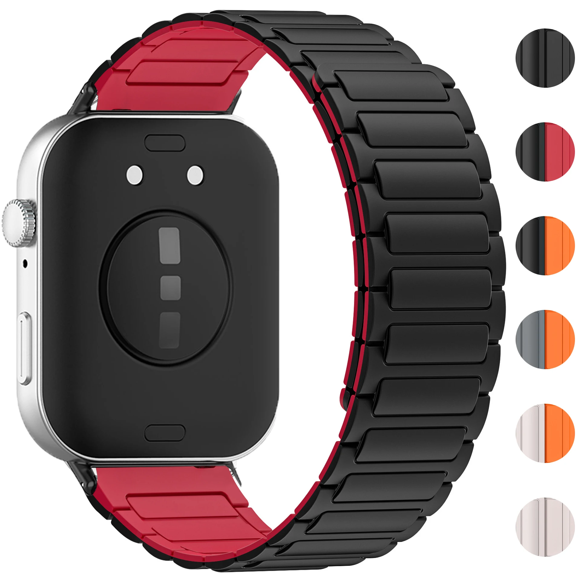 【セール中】Huawei Watch Fit 4 Pro 3用 マグネット式ストラップ シリコン製スポーツバンド 交換用ブレスレット Huawei Fit3 Fit4 Pro ウォッチバンド