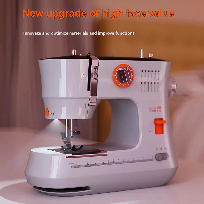 

Fully automatic Overlock Sewing Machine, household electric small desktop multifunctional thick sewing machine