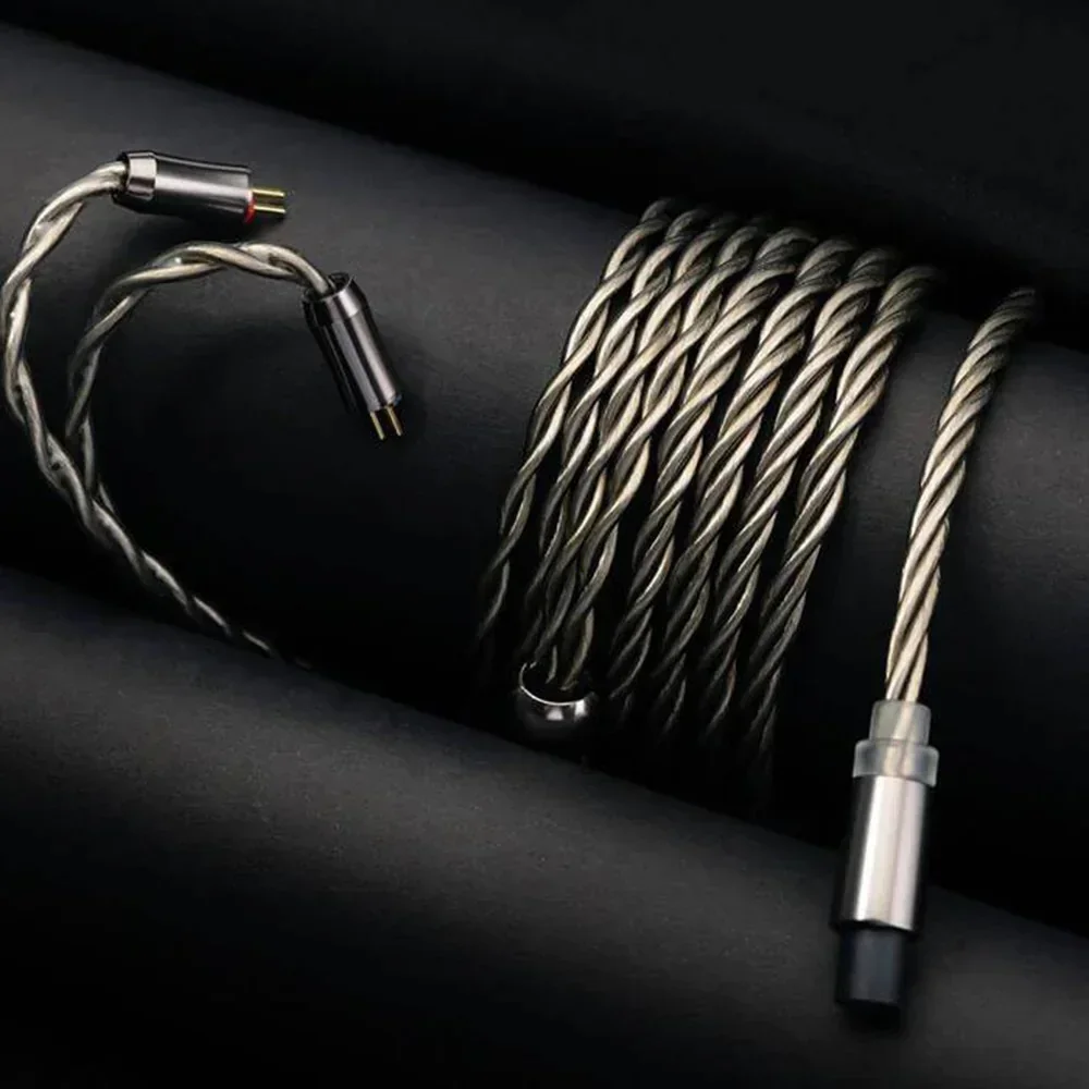 Kinera Dromi-cable de actualización modular para auriculares, conector MMCX de 0,78mm Chapado en plata, HIFI 6N OCC, 2,5 + 3,5 + 4,4mm, 3 enchufes