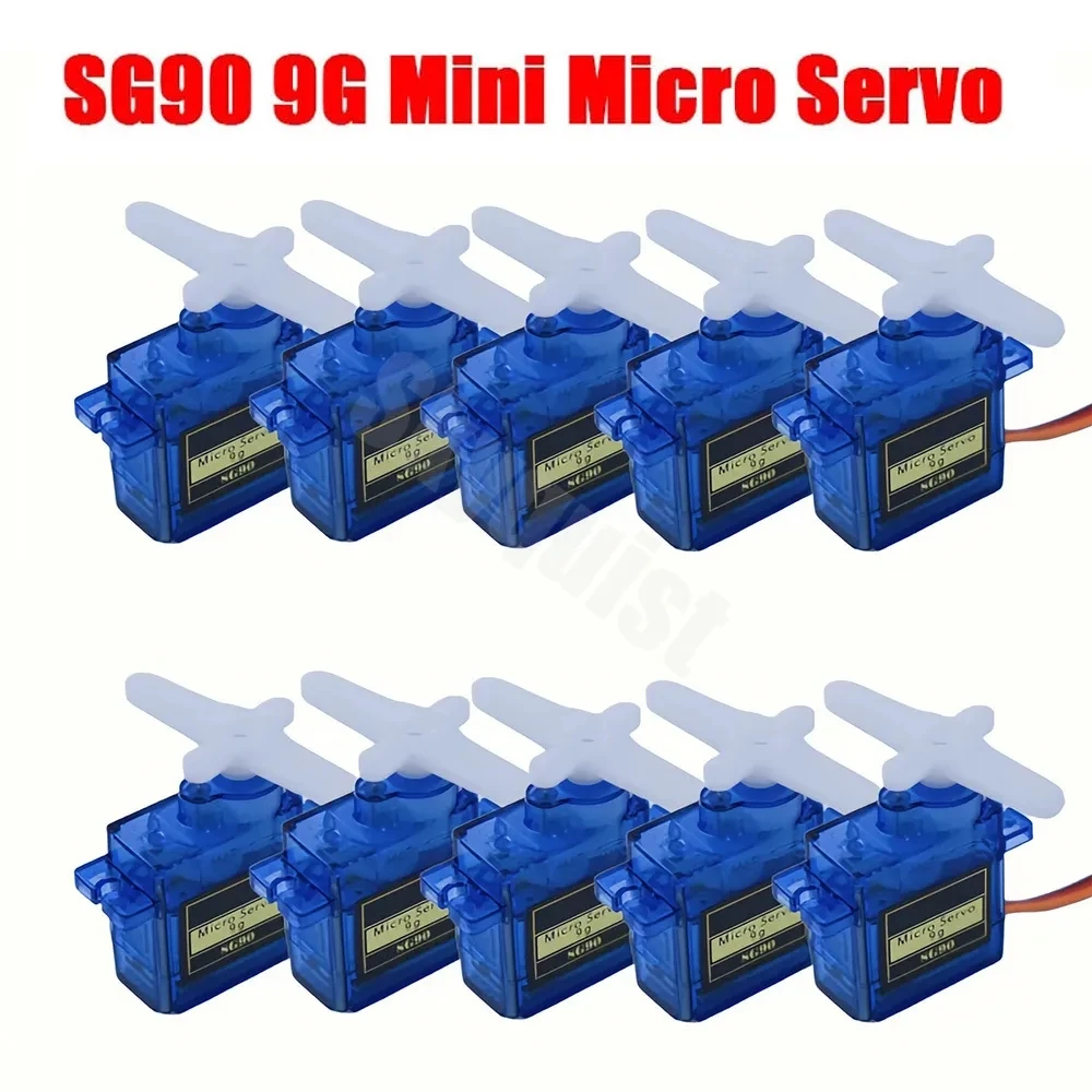 5/10 Pcs SG90 9g Micro Servo For Rc Planes Fixed wing Aircraft model telecontrol aircraft Parts Toy motor 450 Helicoper