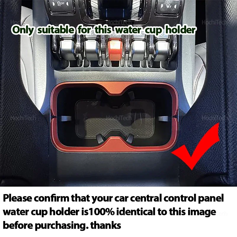 ملحقات حامل أكواب الماء لـ BYD SHARK 6 2024 2025 2026 حامل مشروبات مضاد للانزلاق ممتص للصدمات صندوق تخزين صينية ترتيب