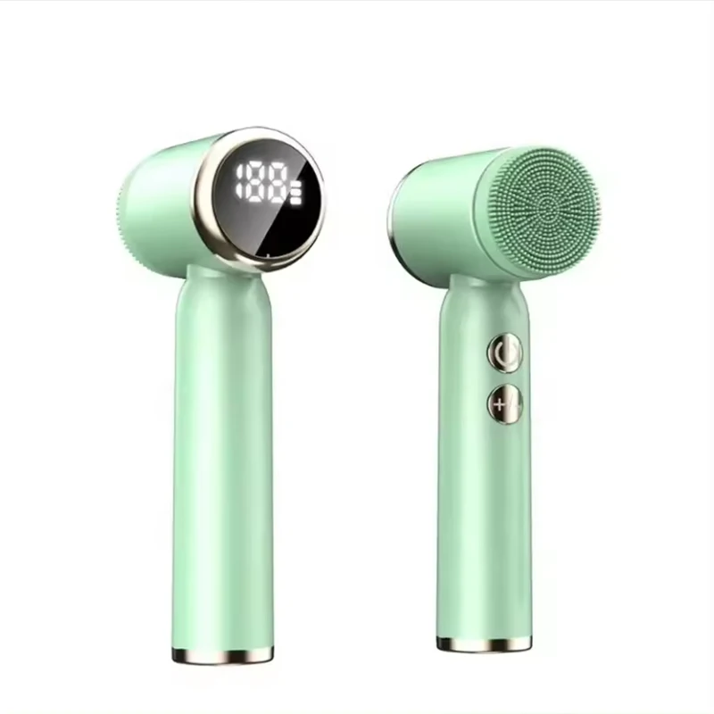 منظف الوجه الكهربائي المقاوم للماء 6 في 1 قابل لإعادة الشحن مع فرشاة تنظيف الوجه الدوارة ووظيفة التدليك #3