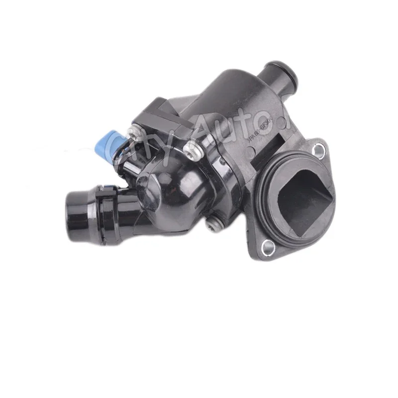 Termostato de saída do líquido refrigerante de água do motor automotivo com conjunto de habitação para Audi A4 Avant Quattro 2000-2009 OEM: 06B 121111 K/D/G/H