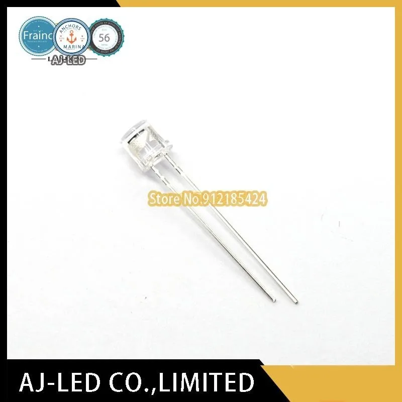 

10pcs/lot PDB-C139 silicon PIN photodiode infrared receiver 5mm wavelength 400-1100nm angle ±29.5°