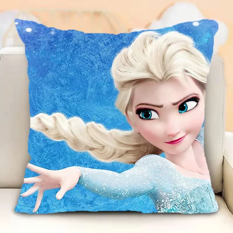 

Discounts Frozen Elsa Princess Girls Decorative nap Pillow Cases Cushion Cover on Bed Sofa Children Birthday Gift 40x40cm