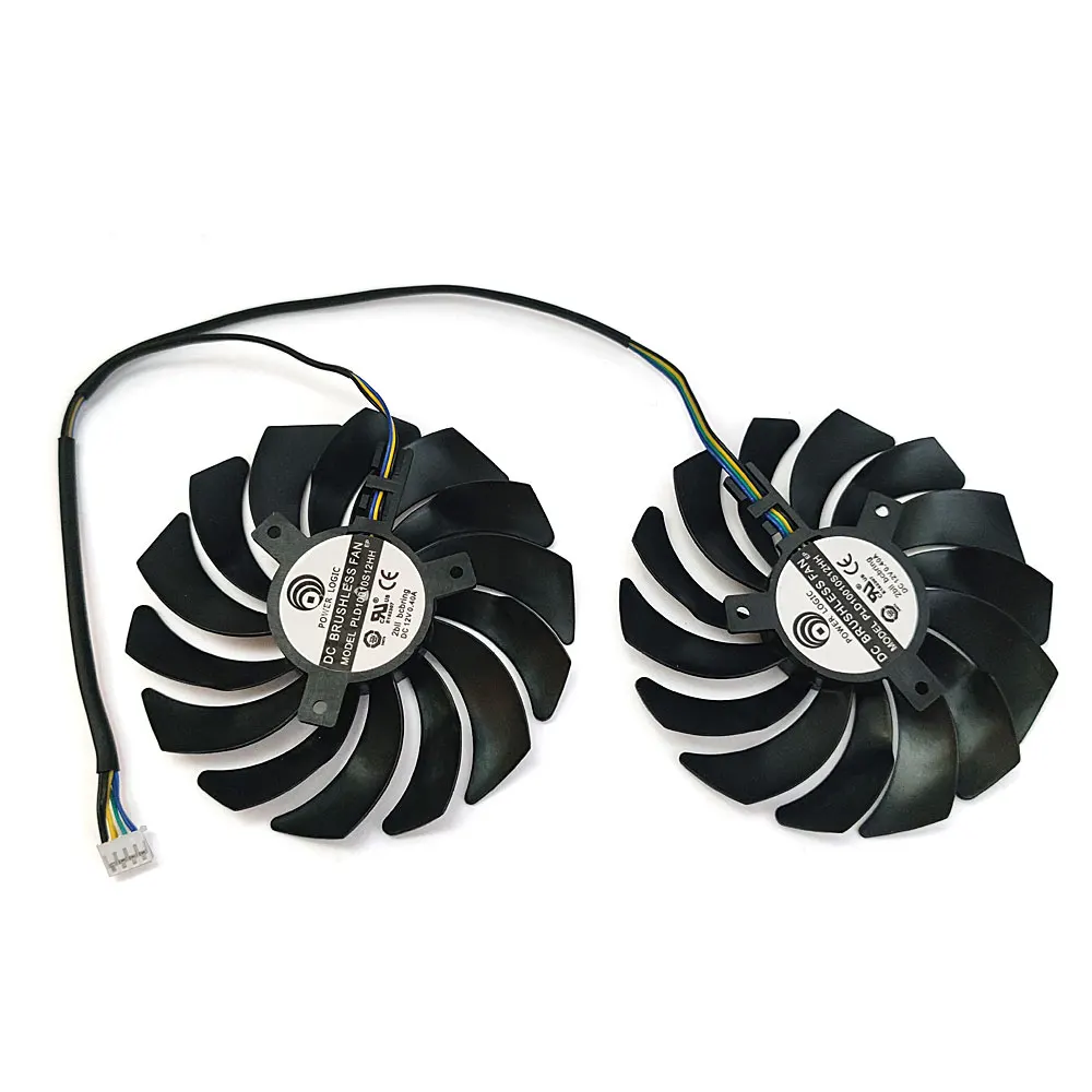 Mới 95MM 4PIN PLD10010S12HH GTX 1080 1070 1060 GPU Quạt Cho MSI RX470 480 570 580 、 GTX 1080 Ti 1070 1060 Video Thẻ Quạt Làm Mát