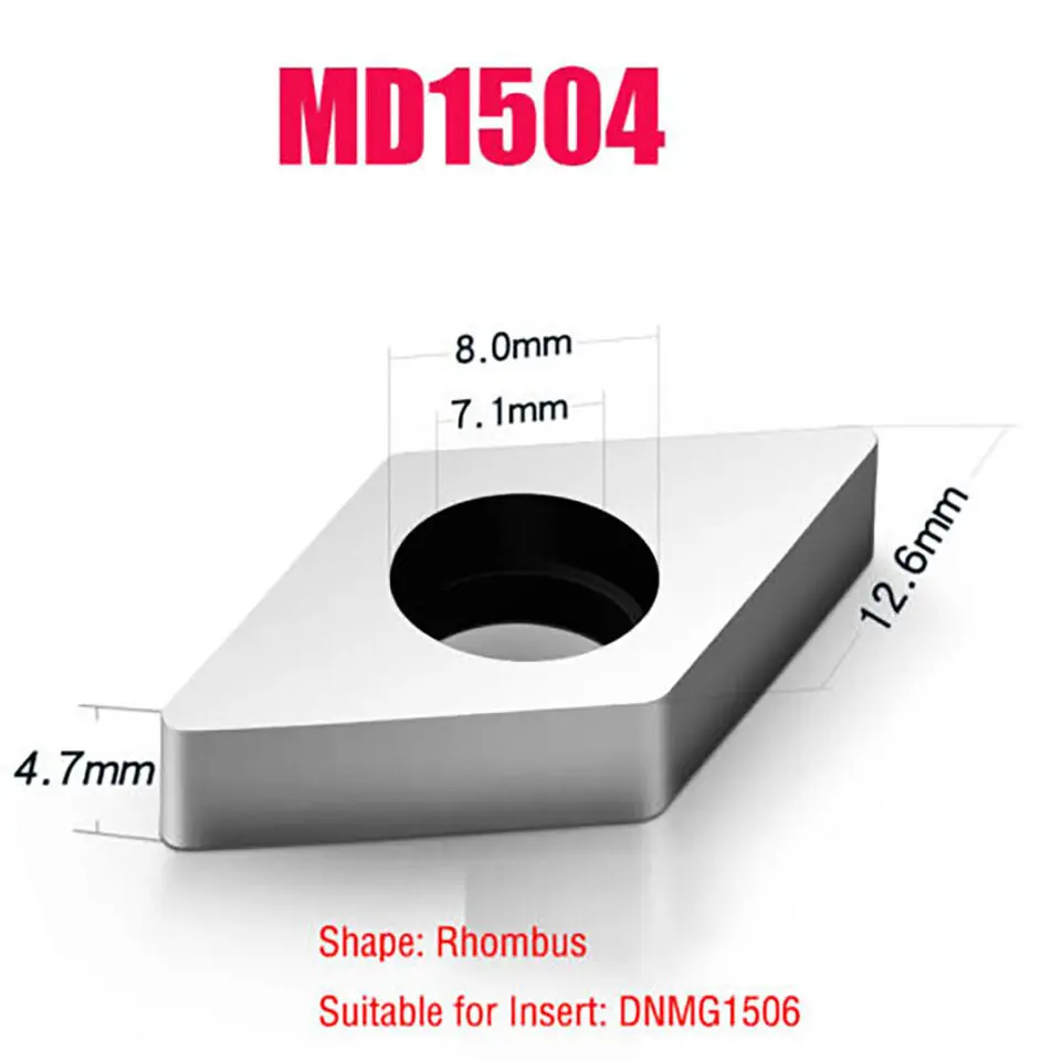 10pcs MD1103 MD1504 MD1506 CNC lathe Tool handle gasket accessories external Tool Tungsten Steel Tool Base carbide alloy gaskets