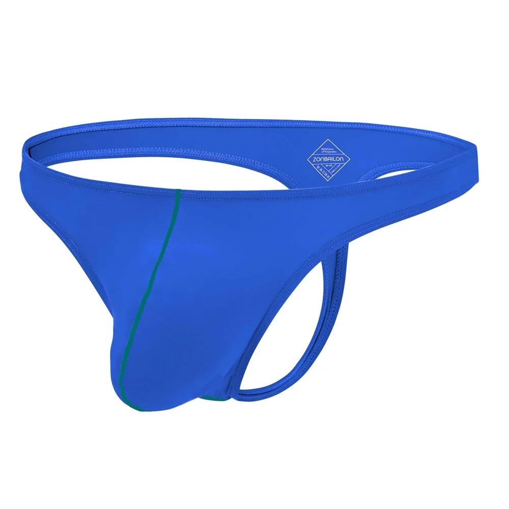 Jinshi Men's Sexy Tagless G-Strings Underwear T-Back Jockstrap Thongs Mens T-Back