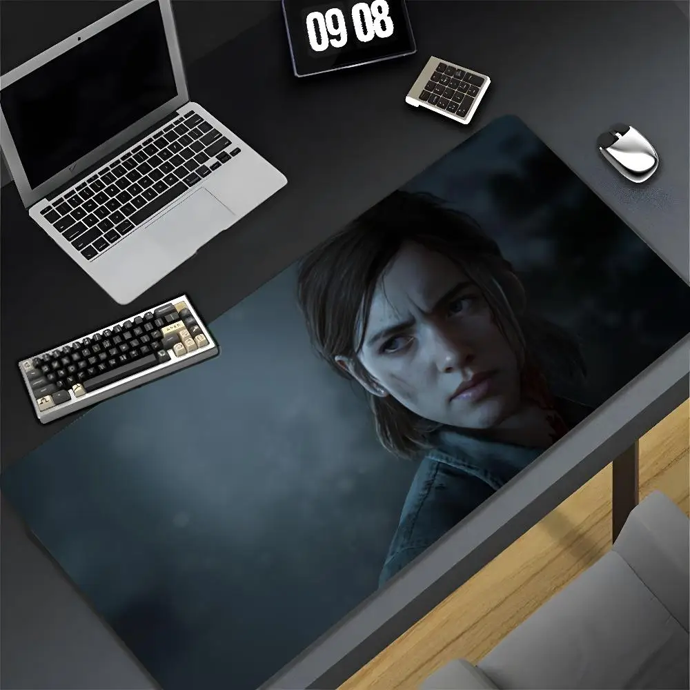 The Last Of Us Part 2 Mouse Pad XXL Gamer Gaming PC Computer Otaku Locking Edge DIY Customized Photo Laptop Notebook Desk Mat