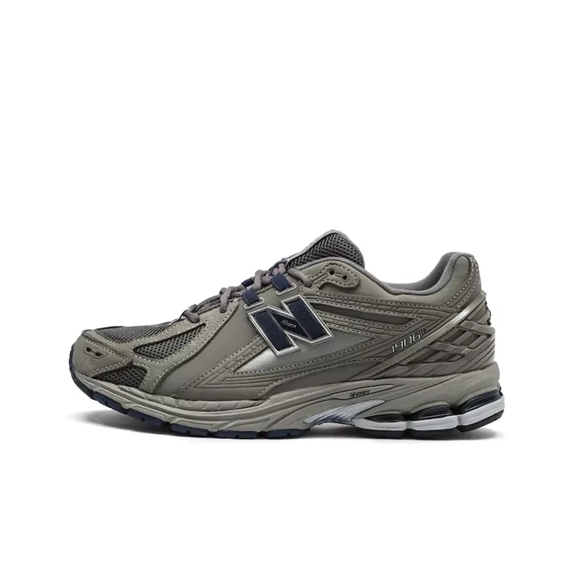 Original New Balance NB 1906R Retro All-fit Mesh Fabric Leather Breathable Casual Running Shoes Unisex Gray Sneakers M1906RB