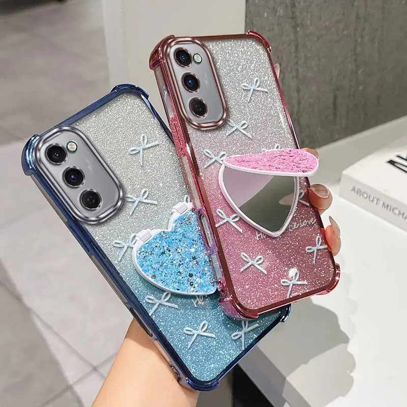 Чистый белый бант, модный гибкий противоударный чехол-подставка для Spark40ProPlus, идеально подходит для TECNO SPARK 20 40 Pro Plus (6,78 дюйма)