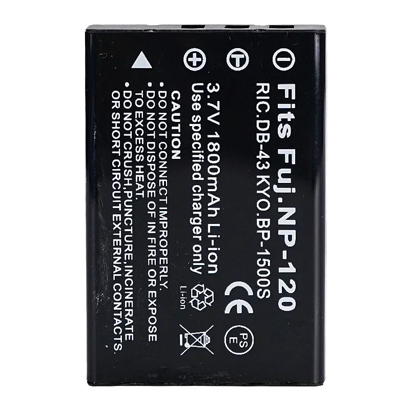 FNP-120 1800mAH 3.7V Battery Suitable for Fuji M603 MX4 MX500 F10 F11 Camera Battery