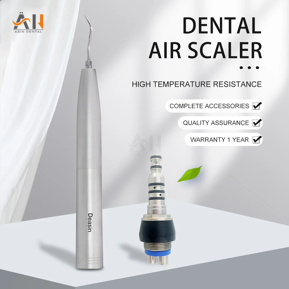 

Dental Air Scaler Handpiece Kv Type Sonic S 4 Holes Activation Irrigation Perio Scaling With 3 Tip Tooth Cleaner