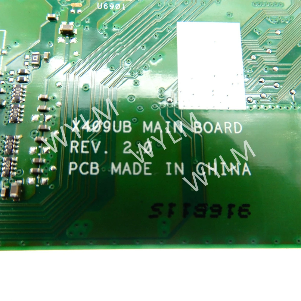 Imagem -03 - Placa-mãe Portátil para Asus Mainboard 4gb X409ua i3 i5 I7cpu X409ua X509ua X509ub X409uj X509uj