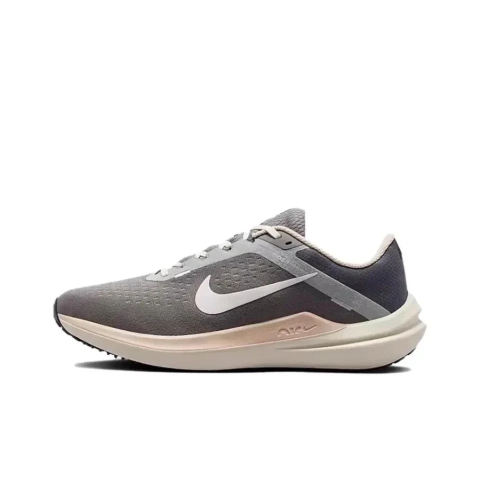 

Original Nike Zoom Winflo 10 Grey Black White color Unisex Men and Women Running Casual Breathable Shoes FN7499-029