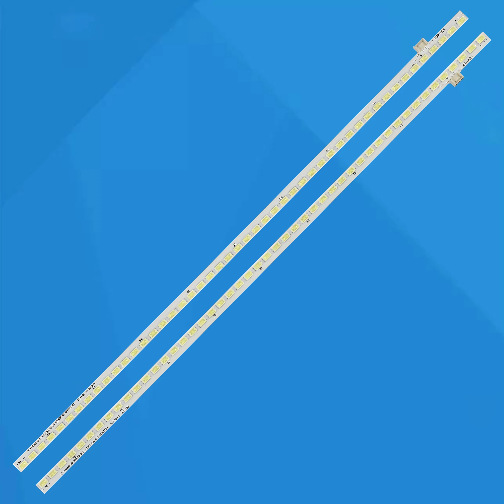 LED Backlight Strip 48led สําหรับ Innotek V6 32 นิ้ว HD L-TYPE R 32PFL5406H 32LV2500 32PFL5306 LC320EXE LC320EXN 32LV250U 32E72RA