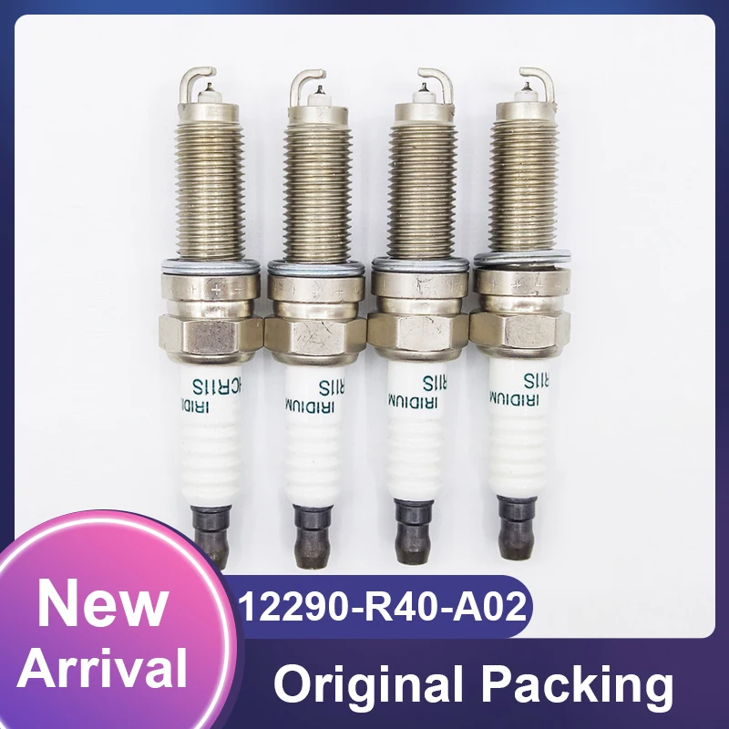 

4 шт. 12290-R40-A02 SXU22HCR11S иридиевая свеча зажигания для Honda Accord Acura Civic MDX 12290R40A02 SXU22HCR-11S 12290 R40 A02
