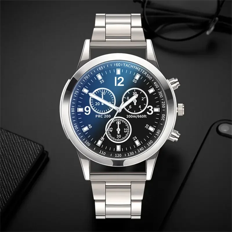 Fashion Mens Sports Watches Luxury Men Stainless Steel Quartz Wrist Watch for Man Business Casual Relogios Masculino Reloj