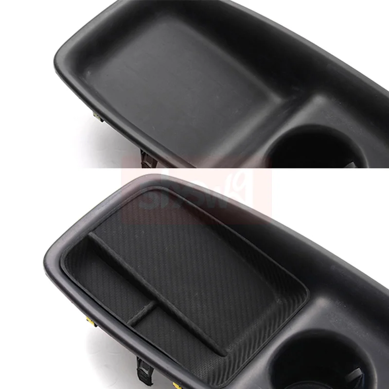 1Pcs Carbon Fiber Texture Silicone Accessories Car Center Console Tray Inner Panel for Toyota Prius 50 Phone Key Box Storage Bag