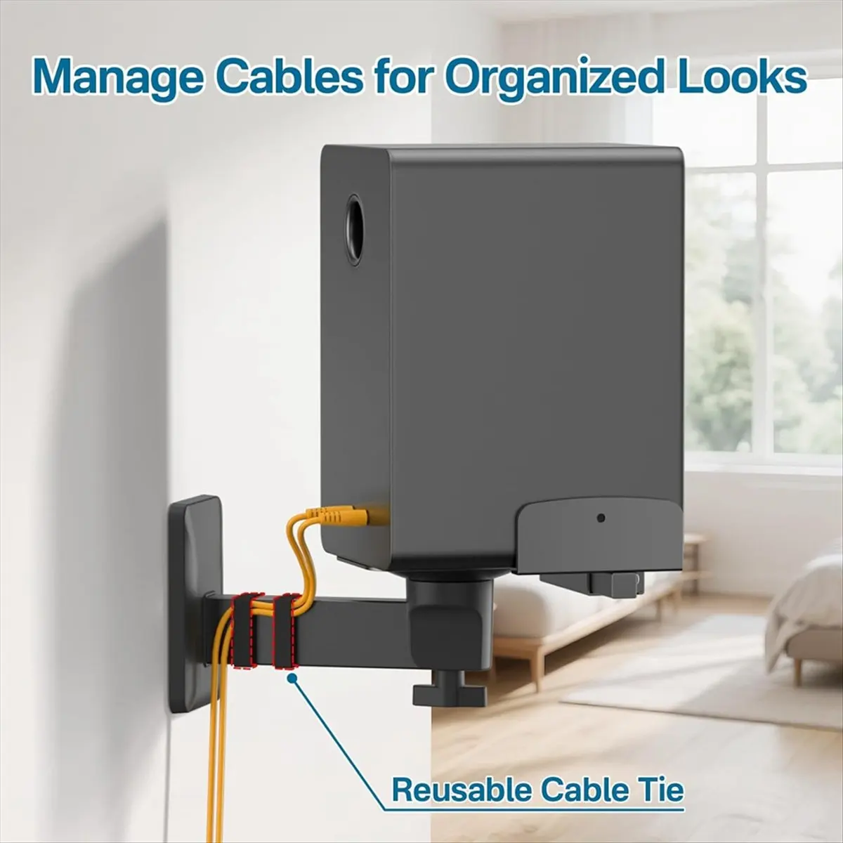 

Настенные крепления для динамиков, 2 шт., настенные крепления для динамиков с двусторонним зажимом, настенные крепления для большинства полочных динамиков, динамики объемного звука